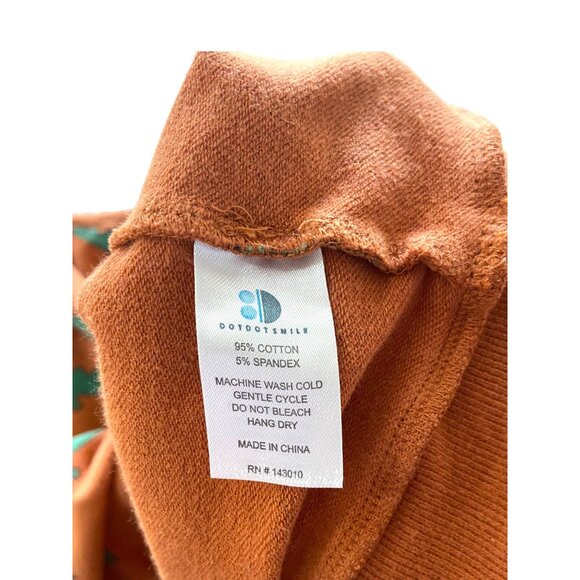 Dot Dot Smile Boys Alligator Print Sweatshirt Orange Size 11 (M) - Picture 3 of 11